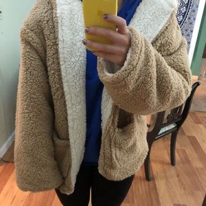 Teddy bear reversible jacket